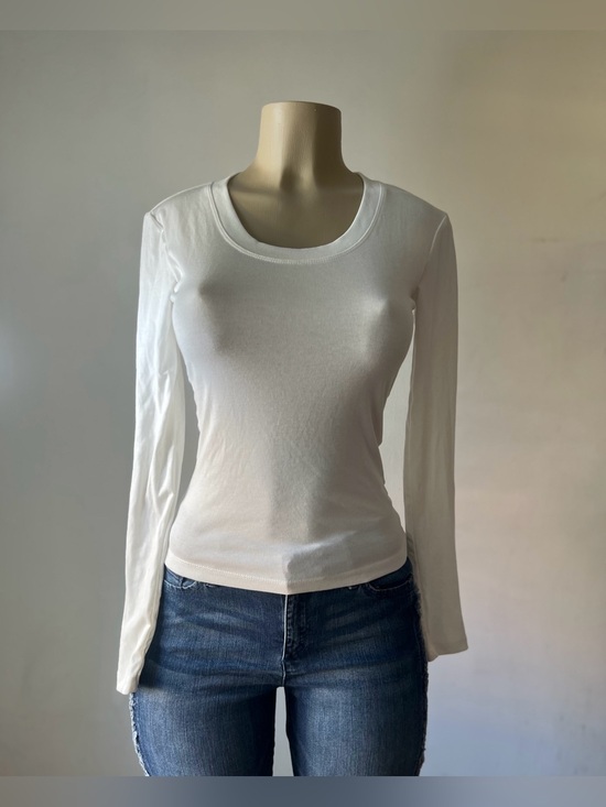 Tops - Slim Fit Long-Sleeved Top